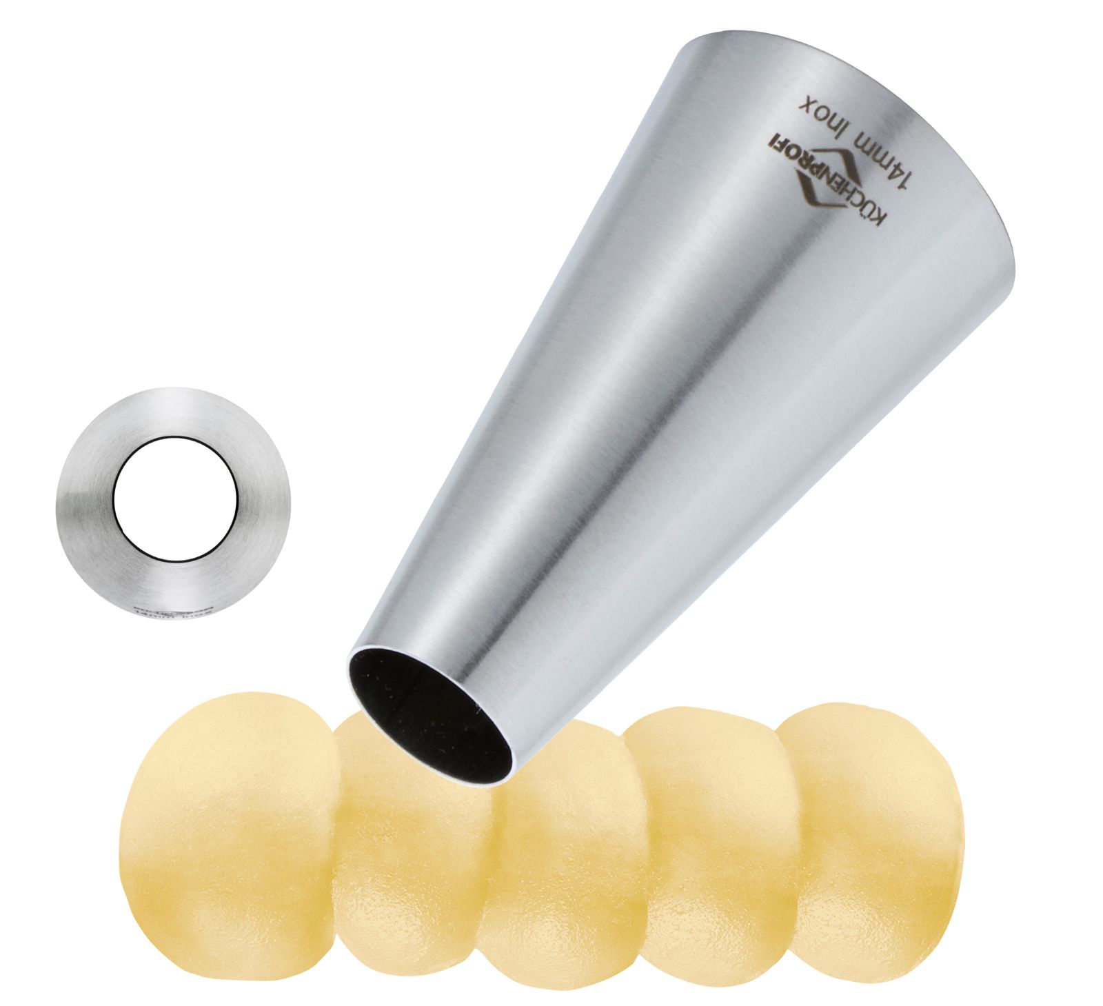 0805472814_ BAKE PROFI kulatá špička Ø 14 mm nerez Kuchenprofi (5)